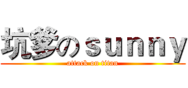 坑爹のｓｕｎｎｙ (attack on titan)