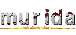 ｍｕｒｉｄａ (attack on titan)