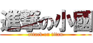 進撃の小國 (attack on titan)
