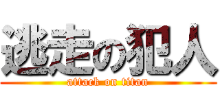 逃走の犯人 (attack on titan)