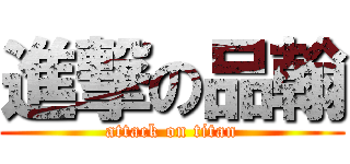 進撃の品翰 (attack on titan)