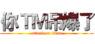 你ＴＭ吊爆了 (attack on titan)