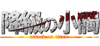 降級の小髑 (attack on titan)