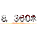 ８，３６０ネ (attack on titan)