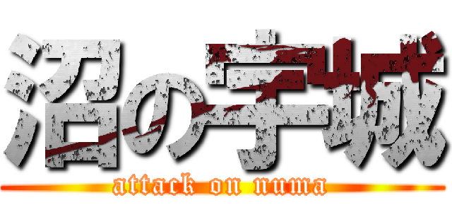 沼の宇城 (attack on numa)