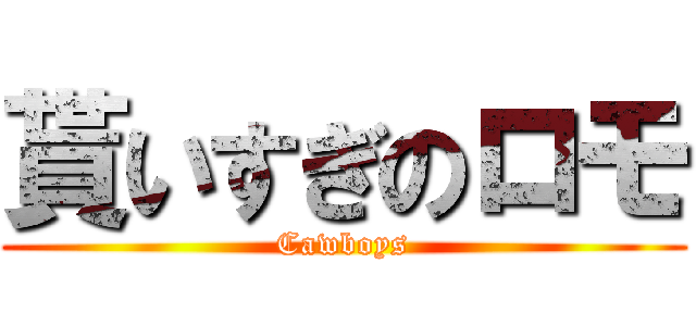 貰いすぎのロモ (Cawboys)
