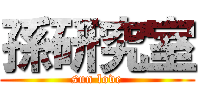 孫研究室 (sun love)