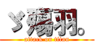ゞ 殤羽。 (attack on titan)
