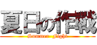 夏日の作戰 (Summer  Fight)