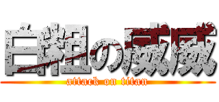 白粗の威威 (attack on titan)