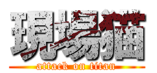 現場猫 (attack on titan)