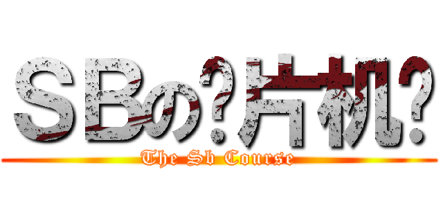 ＳＢの单片机课 (The Sb Course)