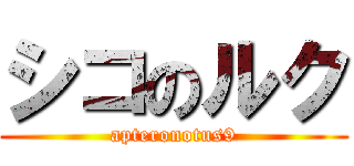 シコのルク (apteronotus9)