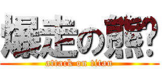 爆走の熊貓 (attack on titan)