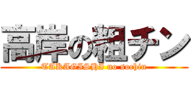 高岸の粗チン (TAKAGISHI no sochin)