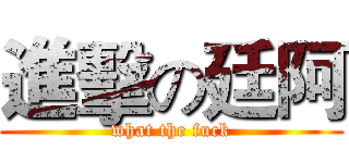 進擊の廷阿 (what the fuck)