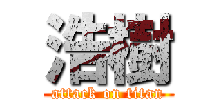 浩樹 (attack on titan)