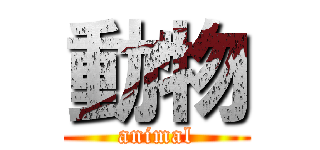 動物 (animal)
