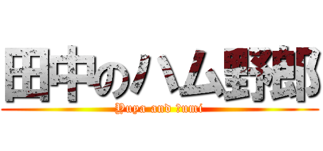 田中のハム野郎 (Yuya and Ｋumi)