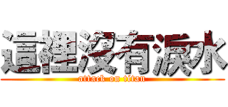 這裡沒有淚水 (attack on titan)