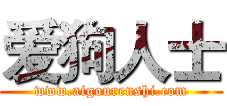 爱狗人士 (www.aigourenshi.com)