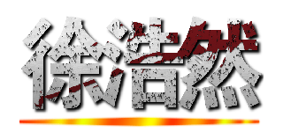 徐浩然 ()