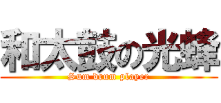 和太鼓の光蜂 (Sum drum player)