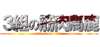 ３組の筋肉馬鹿 (attack on titan)