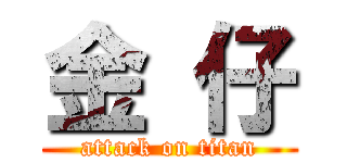 金 仔 (attack on titan)