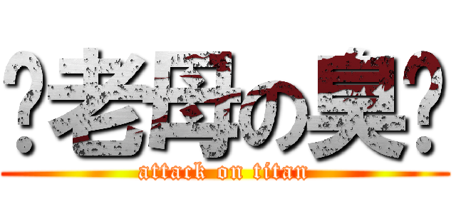 你老母の臭閪 (attack on titan)