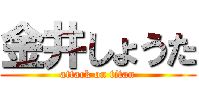 金井しょうた (attack on titan)