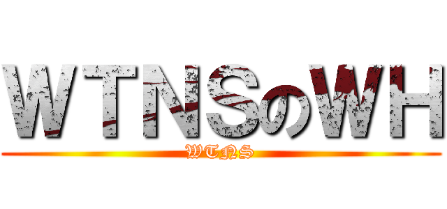 ＷＴＮＳのＷＨ (WTNS)