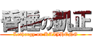 昏睡の凱正 (Lethargy on KAIJHENG)