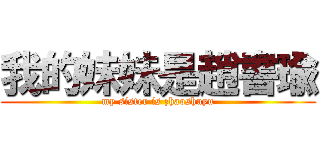 我的妹妹是趙書瑜 (my sister is zhaoshuyu)