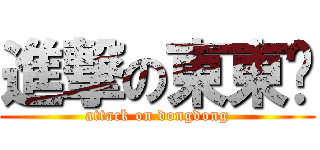進撃の東東蹡 (attack on dongdong)