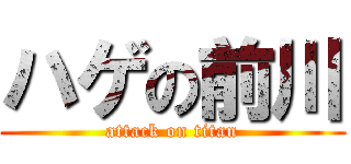 ハゲの前川 (attack on titan)