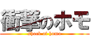 衝撃のホモ (shock of homo)