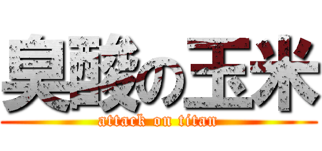 臭酸の玉米 (attack on titan)