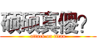 硕硕真傻？ (attack on titan)