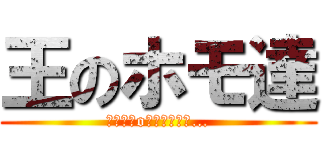 王のホモ達 (┌（┌＾o＾）┐ﾎﾓｫ…)