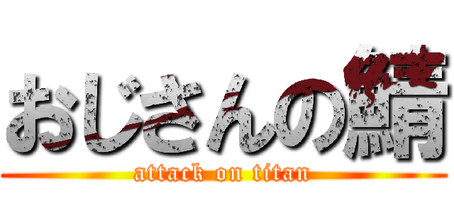 おじさんの鯖 (attack on titan)