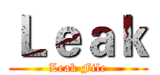 Ｌｅａｋ (Leak File)