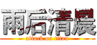 雨后清晨 (attack on titan)