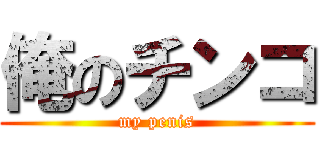 俺のチンコ (my penis)