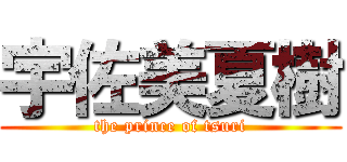 宇佐美夏樹 (the prince of tsuri)