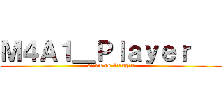 Ｍ４Ａ１＿Ｐｌａｙｅｒ    (attack on LianJin)