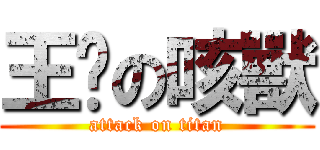 王瑋の咳獸 (attack on titan)