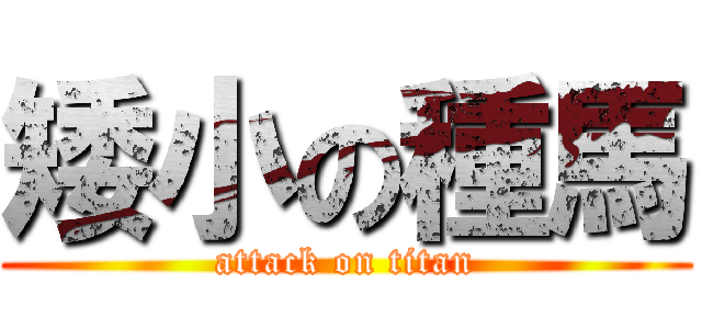 矮小の種馬 (attack on titan)