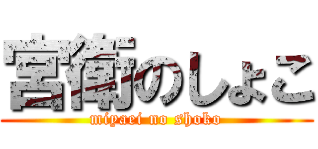 宮衛のしょこ (miyaei no shoko)