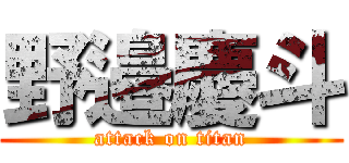 野邉慶斗 (attack on titan)